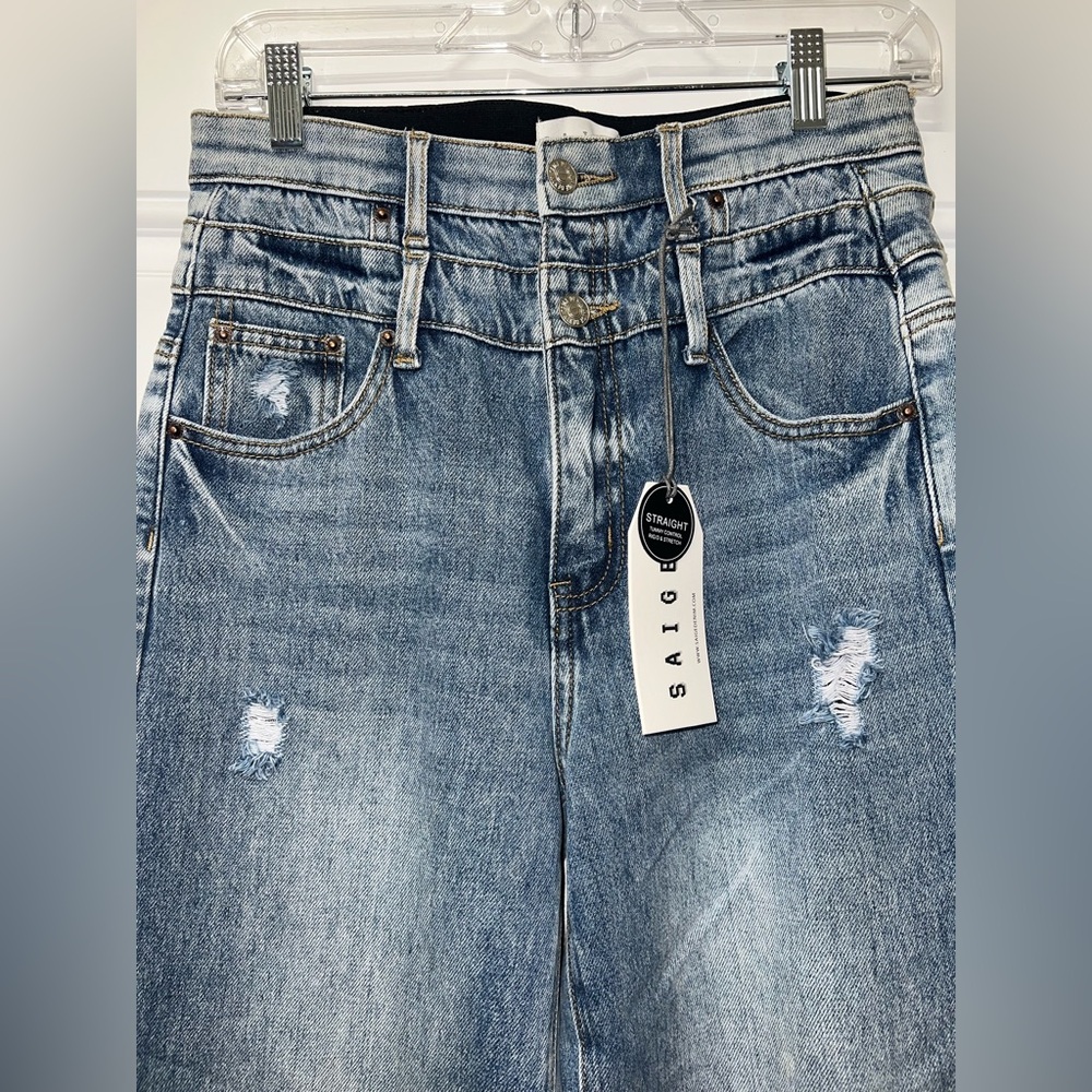 Saige Denim straight Leg 7/28 - Picture 2 of 9
